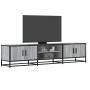 TV stand made of Sonoma gray engineered wood 180x35x41 cm by , TV Furniture - Ref: Foro24-3300778, Price: 126,77 €, Discount: %