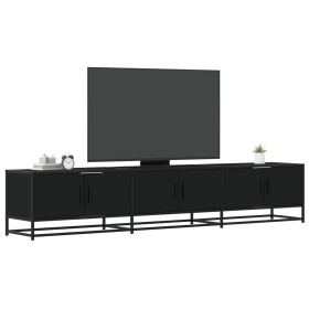 TV-Möbel aus schwarzem Ingenieurholz 210x35x41 cm von , TV-Möbel - Ref: Foro24-3300790, Preis: 151,71 €, Rabatt: %