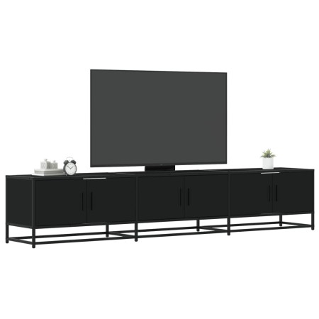 Mueble para TV madera de ingeniería negro 210x35x41 cm de , Muebles TV - Ref: Foro24-3300790, Precio: 139,44 €, Descuento: %