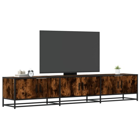 Mueble para TV madera de ingeniería roble ahumado 210x35x41 cm de , Muebles TV - Ref: Foro24-3300792, Precio: 135,01 €, Descu...