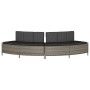 Jacuzzi banks with 2 gray PE rattan cushions by , Pool and spa accessories - Ref: Foro24-365617, Price: 164,57 €, Discount: %