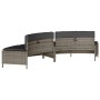 Jacuzzi banks with 2 gray PE rattan cushions by , Pool and spa accessories - Ref: Foro24-365617, Price: 164,57 €, Discount: %