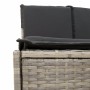 Jacuzzi banks with 2 gray PE rattan cushions by , Pool and spa accessories - Ref: Foro24-365617, Price: 164,57 €, Discount: %