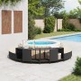 Lagerregale Badewanne Whirlpool 2 Stück PE-Rattan Schwarz von , Pool- und Spa-Zubehör - Ref: Foro24-365620, Preis: 144,55 €, ...