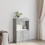 Engineered wood sideboard in concrete grey, 63x33x100 cm. by , Bookcases and shelves - Ref: Foro24-855100, Price: 68,16 €, Di...