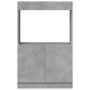 Engineered wood sideboard in concrete grey, 63x33x100 cm. by , Bookcases and shelves - Ref: Foro24-855100, Price: 68,16 €, Di...