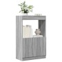 Aparador de madera de ingeniería gris Sonoma 63x33x100 cm de , Librerías y estanterías - Ref: Foro24-855102, Precio: 69,97 €,...