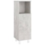 Conjunto de muebles de baño 3 piezas aglomerado gris hormigón de vidaXL, Muebles de baño - Ref: Foro24-3056947, Precio: 164,7...