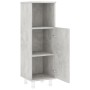 Conjunto de muebles de baño 3 piezas aglomerado gris hormigón de vidaXL, Muebles de baño - Ref: Foro24-3056947, Precio: 164,7...