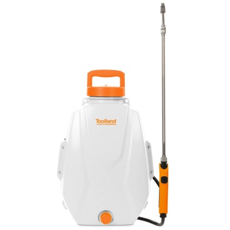 Toolland Pulverizador de presión de mochila con batería 12 L de Toolland, Pulverizadores de jardín y césped - Ref: Foro24-432...