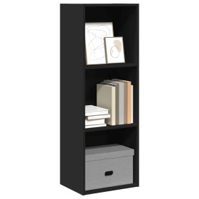 Estantería de madera de ingeniería negra 40x30x114 cm de , Librerías y estanterías - Ref: Foro24-857868, Precio: 48,90 €, Des...