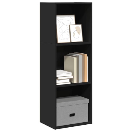 Engineered wood black shelf 40x30x114 cm | Foro24|Onlineshop| Casa, Jardín y Más Foro24.es