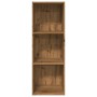 Engineered wood oak artisian shelf 40x30x114 cm by , Bookcases and shelves - Ref: Foro24-857875, Price: 46,40 €, Discount: %