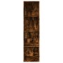 Engineered wood smoked oak bookshelf 40x30x152 cm by , Bookcases and shelves - Ref: Foro24-857880, Price: 58,26 €, Discount: %