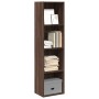 Engineered wood brown oak bookshelf 40x30x152 cm by , Bookcases and shelves - Ref: Foro24-857882, Price: 59,81 €, Discount: %