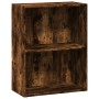 Engineered wood smoked oak bookshelf 60x30x77 cm by , Bookcases and shelves - Ref: Foro24-857894, Price: 42,57 €, Discount: %