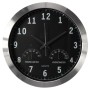 Perel Black and silver wall clock 35.5 cm by Perel, Wall clocks - Ref: Foro24-432665, Price: 67,81 €, Discount: %