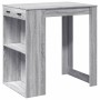 High bar table in gray Sonoma engineered wood 102x70x103.5 cm by , Kitchen and dining tables - Ref: Foro24-3309326, Price: 12...