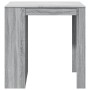 High bar table in gray Sonoma engineered wood 102x70x103.5 cm by , Kitchen and dining tables - Ref: Foro24-3309326, Price: 12...