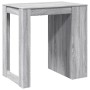 Mesa alta de bar madera ingeniería gris Sonoma 102x70x103,5 cm de , Mesas de cocina y de comedor - Ref: Foro24-3309326, Preci...