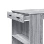 High bar table in gray Sonoma engineered wood 102x70x103.5 cm by , Kitchen and dining tables - Ref: Foro24-3309326, Price: 12...