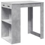 High bar table made of gray concrete engineered wood 102x70x103.5cm by , Kitchen and dining tables - Ref: Foro24-3309324, Pri...