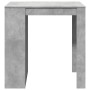 Hoher Bar-Tisch aus grauem Beton-Ingenieurholz, 102x70x103,5 cm. von , Küchen- und Esstische - Ref: Foro24-3309324, Preis: 12...