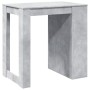 Hoher Bar-Tisch aus grauem Beton-Ingenieurholz, 102x70x103,5 cm. von , Küchen- und Esstische - Ref: Foro24-3309324, Preis: 12...