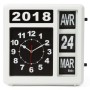 Perel Reloj de pared con calendario versión francesa 31x31 cm de Perel, Relojes de pared - Ref: Foro24-432655, Precio: 146,92...