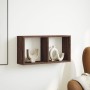 Engineered wood brown oak wall shelf 60x16x30 cm by , Shelves and shelves - Ref: Foro24-854883, Price: 26,96 €, Discount: %