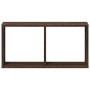 Engineered wood brown oak wall shelf 60x16x30 cm by , Shelves and shelves - Ref: Foro24-854883, Price: 26,96 €, Discount: %