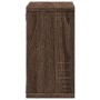 Engineered wood brown oak wall shelf 60x16x30 cm by , Shelves and shelves - Ref: Foro24-854883, Price: 26,96 €, Discount: %