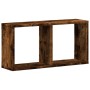 Engineered smoked oak wood wall cabinet 60x16x30 cm by , Shelves and shelves - Ref: Foro24-854881, Price: 26,35 €, Discount: %