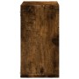 Engineered smoked oak wood wall cabinet 60x16x30 cm by , Shelves and shelves - Ref: Foro24-854881, Price: 26,35 €, Discount: %