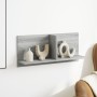 Engineered wood Sonoma gray wall cabinet 70x16.5x30 cm by , Shelves and shelves - Ref: Foro24-854855, Price: 29,34 €, Discoun...