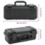 Black PP portable flight case 46.5x21.5x17.5 cm by , Camera bags and cases - Ref: Foro24-4007247, Price: 47,73 €, Discount: %