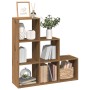 Oak artisan 3-level wooden divider bookcase 99x29x99 cm | Foro24|Onlineshop| Casa, Jardín y Más Foro24.es