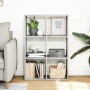 Divider bookcase in gray wood and concrete 69.5x29x103.5 cm by , Bookcases and shelves - Ref: Foro24-858015, Price: 69,97 €, ...