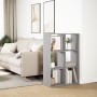 Wooden engineering gray Sonoma divider bookcase 69.5x29x103.5 cm by , Bookcases and shelves - Ref: Foro24-858017, Price: 71,9...