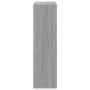 Wooden engineering gray Sonoma divider bookcase 69.5x29x103.5 cm by , Bookcases and shelves - Ref: Foro24-858017, Price: 71,9...