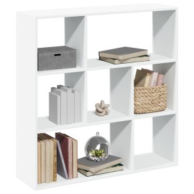 Librería divisora madera ingeniería blanca 102x29x103,5 cm de , Librerías y estanterías - Ref: Foro24-858048, Precio: 83,97 €...