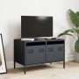 TV-Möbel aus kaltgewalztem Stahl in Anthrazit 68x39x43,5 cm | Foro24|Onlineshop| Casa, Jardín y Más Foro24.es