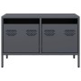 TV stand made of cold-rolled anthracite steel, measuring 68x39x43.5 cm. by , TV Furniture - Ref: Foro24-851234, Price: 137,99...