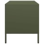 TV stand made of cold-rolled steel in olive green, measuring 68x39x43.5 cm. | Foro24|Onlineshop| Casa, Jardín y Más Foro24.es