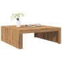 Engineered wood oak artisan coffee table 100x100x35 cm by , Coffee table - Ref: Foro24-856685, Price: 79,97 €, Discount: %