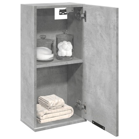 Concrete gray wall-mounted bathroom cabinet 32x20x67 cm by , Closets and storage - Ref: Foro24-856936, Price: 42,91 €, Discou...