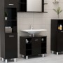 Juego de muebles de baño 3 pzas madera ingeniería negro de vidaXL, Muebles de baño - Ref: Foro24-3056944, Precio: 175,84 €, D...