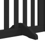 Folding dog gate with 15 panels, black poplar wood, 750 cm. by , Dog kennels and fences - Ref: Foro24-3155658, Price: 301,44 ...