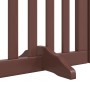 Folding dog gate with 15 panels made of brown poplar wood, 750 cm. by , Dog kennels and fences - Ref: Foro24-3155664, Price: ...