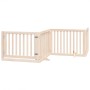 Folding dog gate, 8-panel poplar wood, 640 cm. by , Dog kennels and fences - Ref: Foro24-3155666, Price: 164,32 €, Discount: %